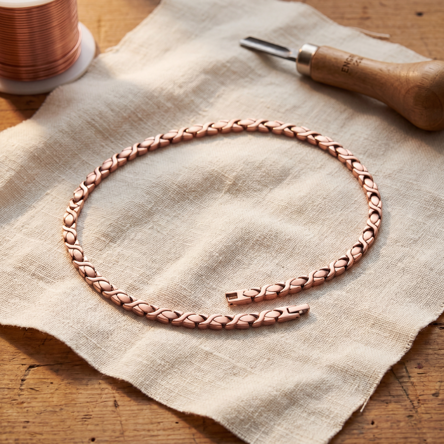 Collier en cuivre Cèdre de Vera