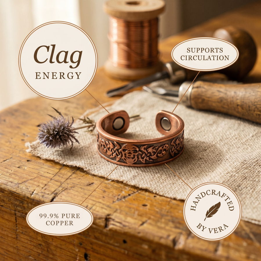 Bague en cuivre Argile de Vera