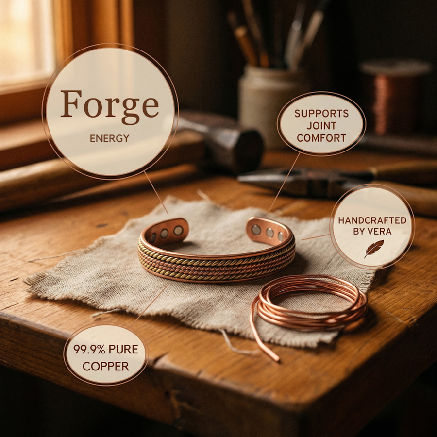 Bracelet en cuivre Forge de Vera