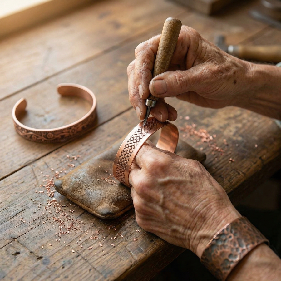 Parure en cuivre Forge de Vera