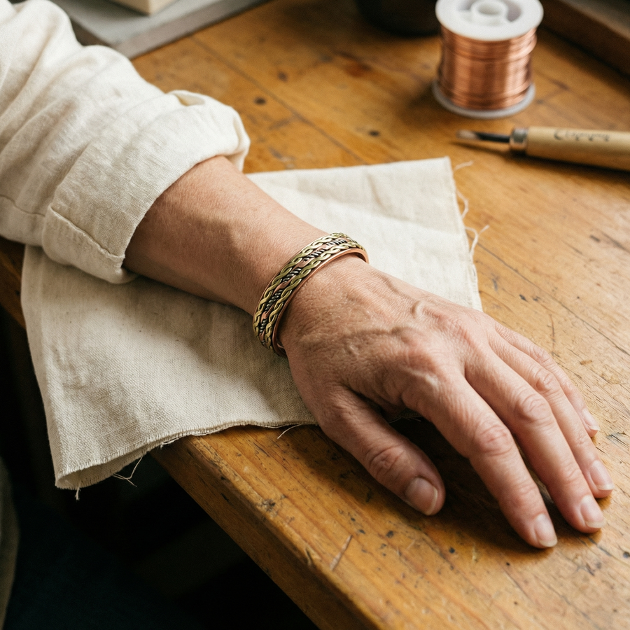 Bracelet en cuivre Tresse de Vera