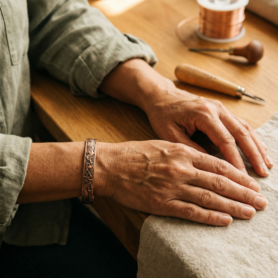 Bracelet en cuivre Terreau de Vera