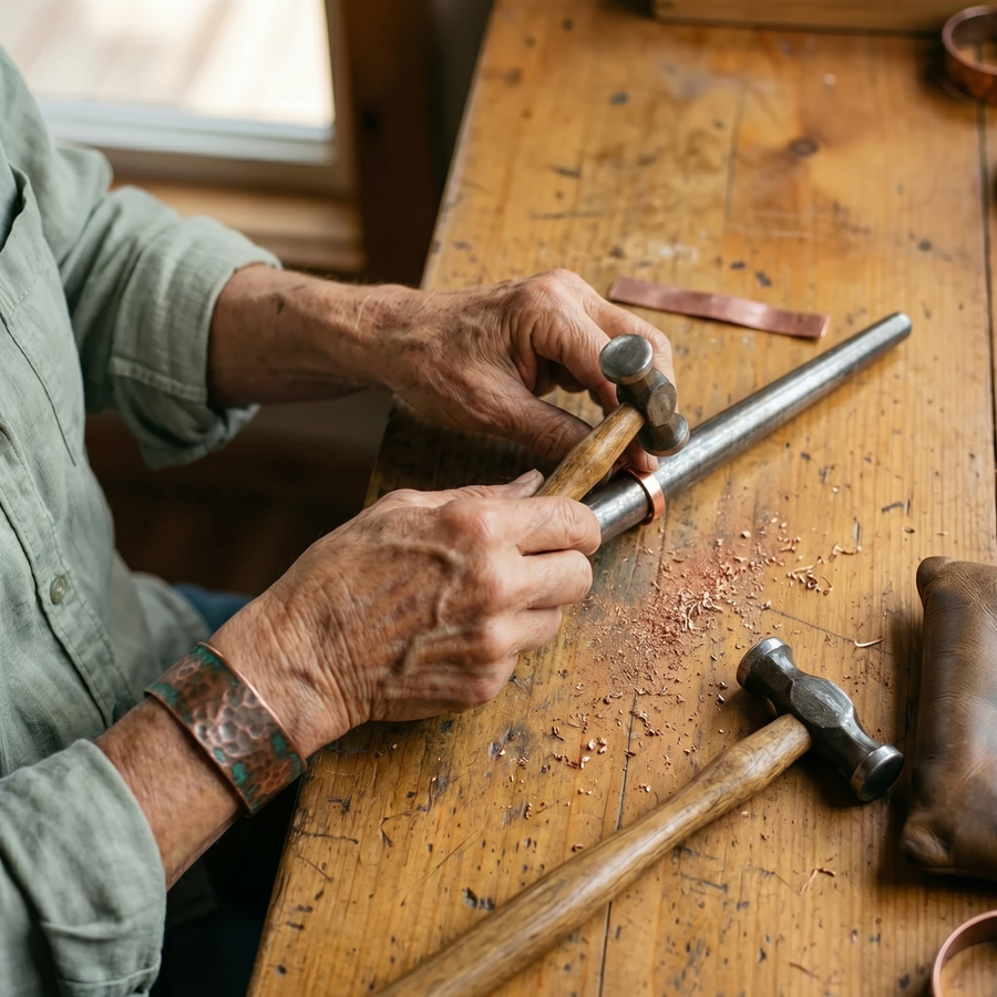 Bague en cuivre Soudure de Vera