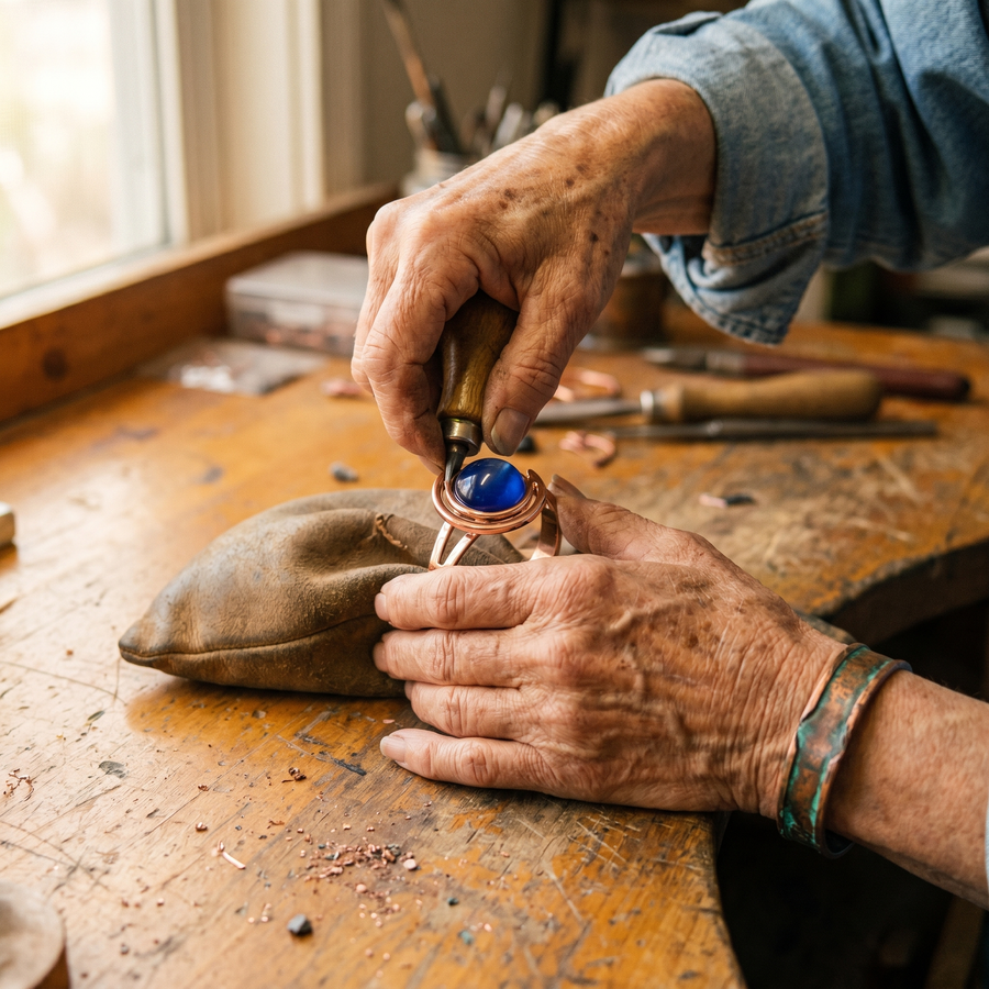 Bracelet en cuivre Sphère de Vera