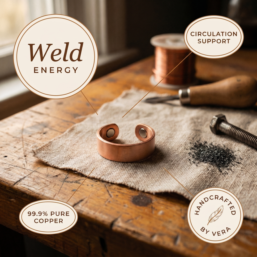 Bague en cuivre Soudure de Vera