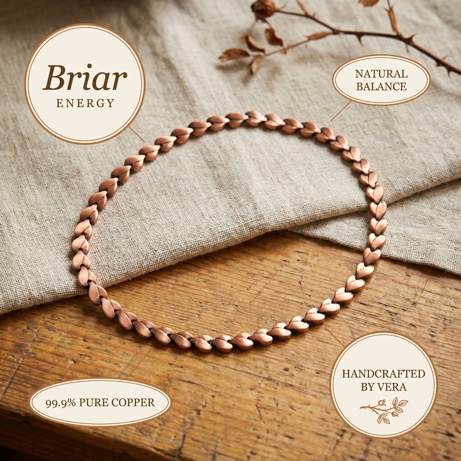 Collier en cuivre Églantier de Vera