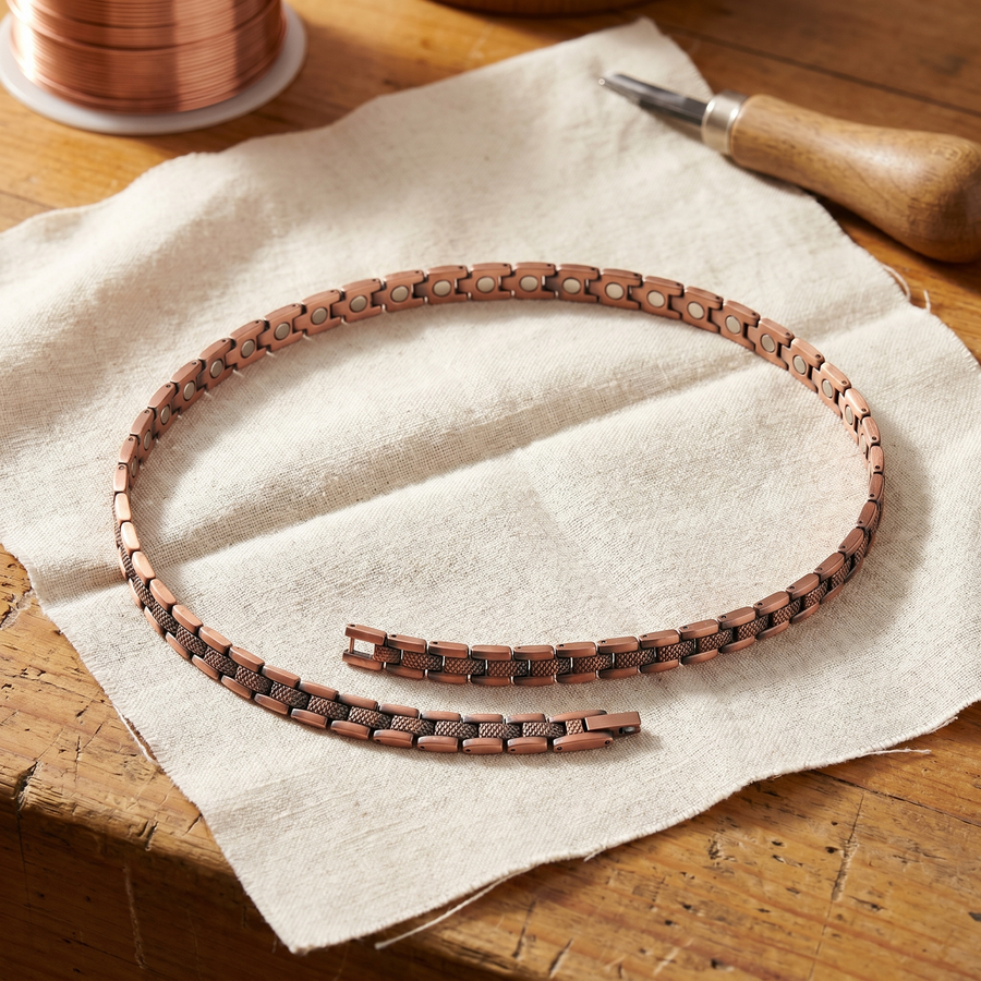 Collier en cuivre Voile de Vera