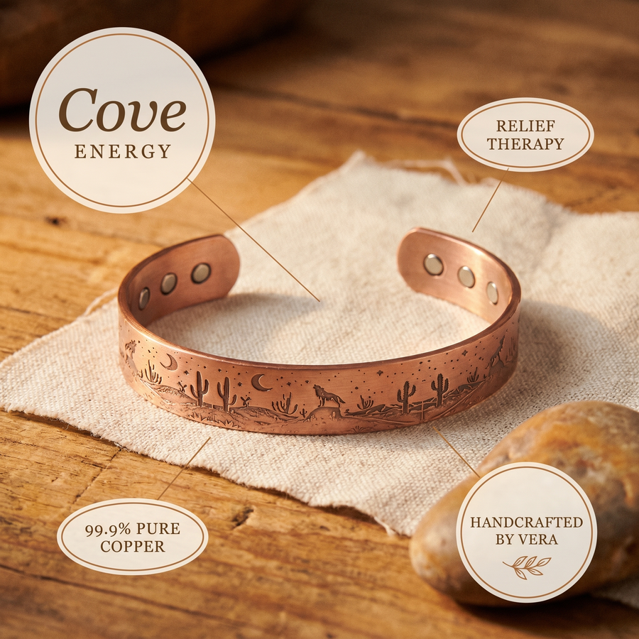 Bracelet en cuivre Crique de Vera