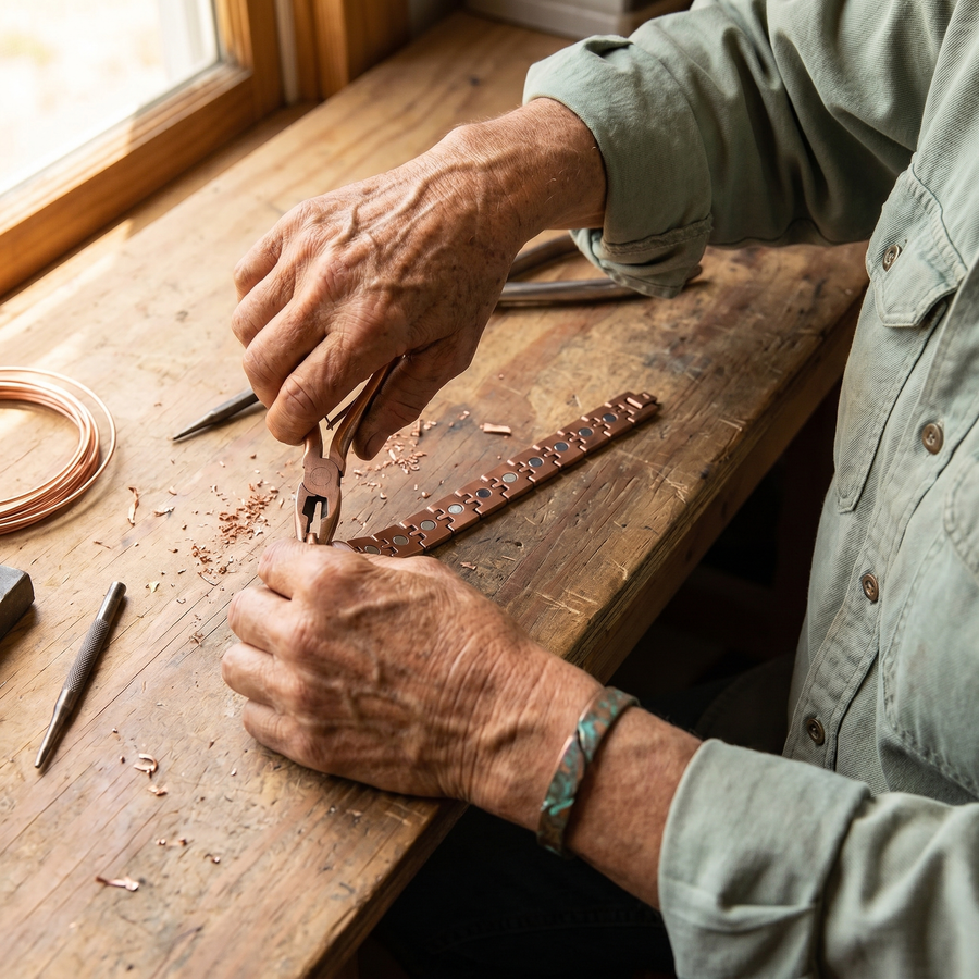 Bracelet en cuivre pour homme Pic de Vera