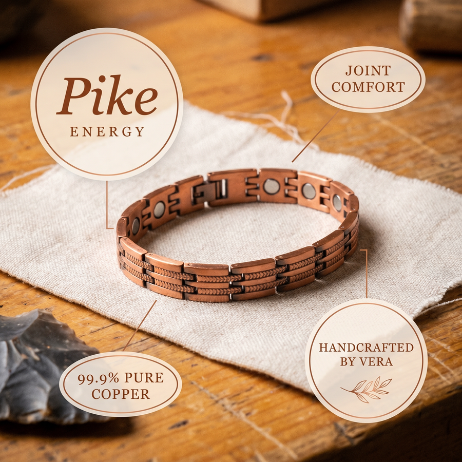 Bracelet en cuivre pour homme Pic de Vera
