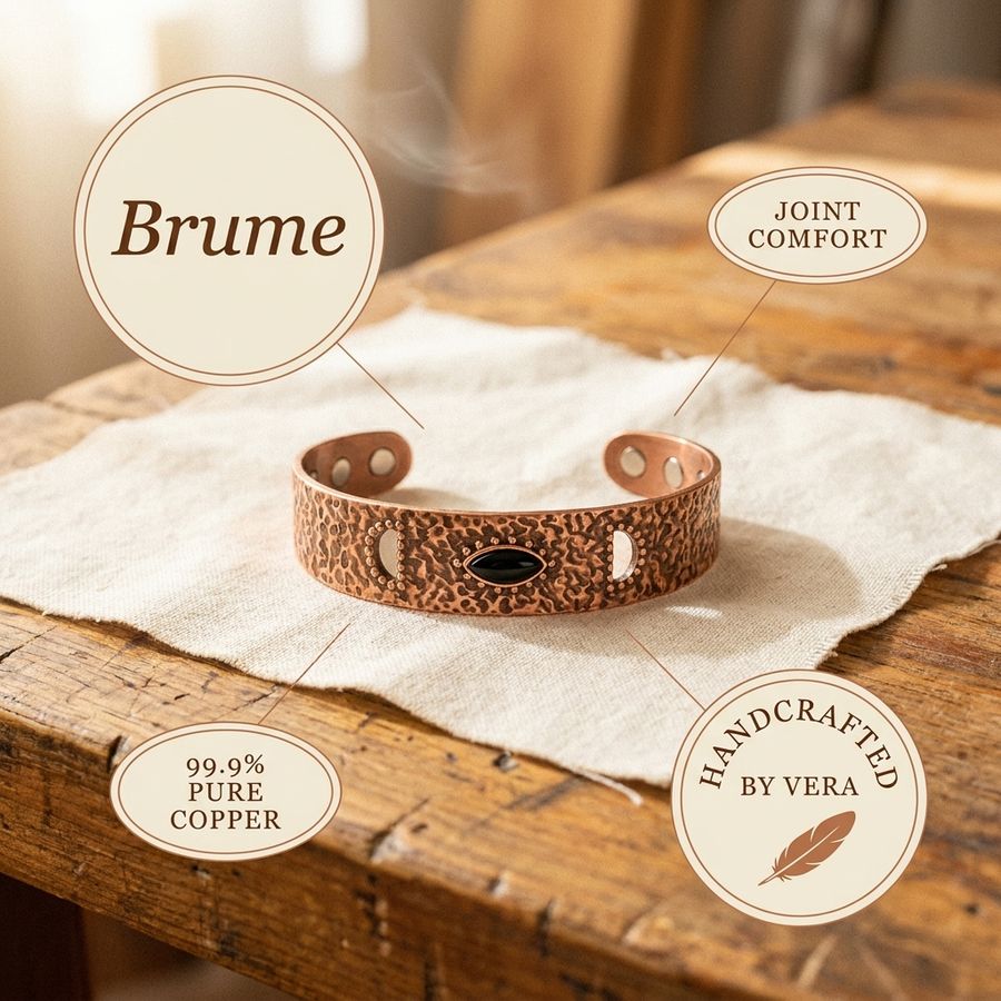 Bracelet en cuivre Brume de Vera