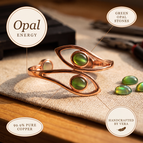 Bracelet en cuivre Opale de Vera