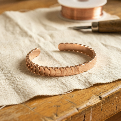 Bracelet en cuivre Marée de Vera