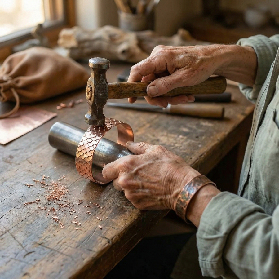 Bracelet en cuivre Marée de Vera