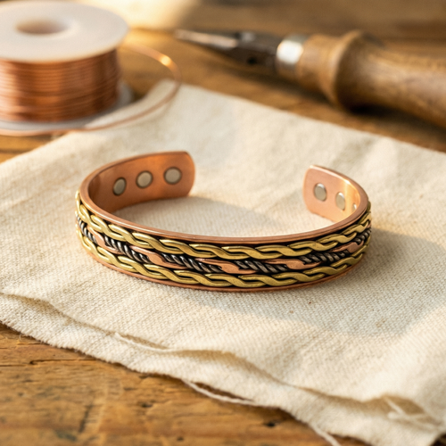 Bracelet en cuivre Tresse de Vera