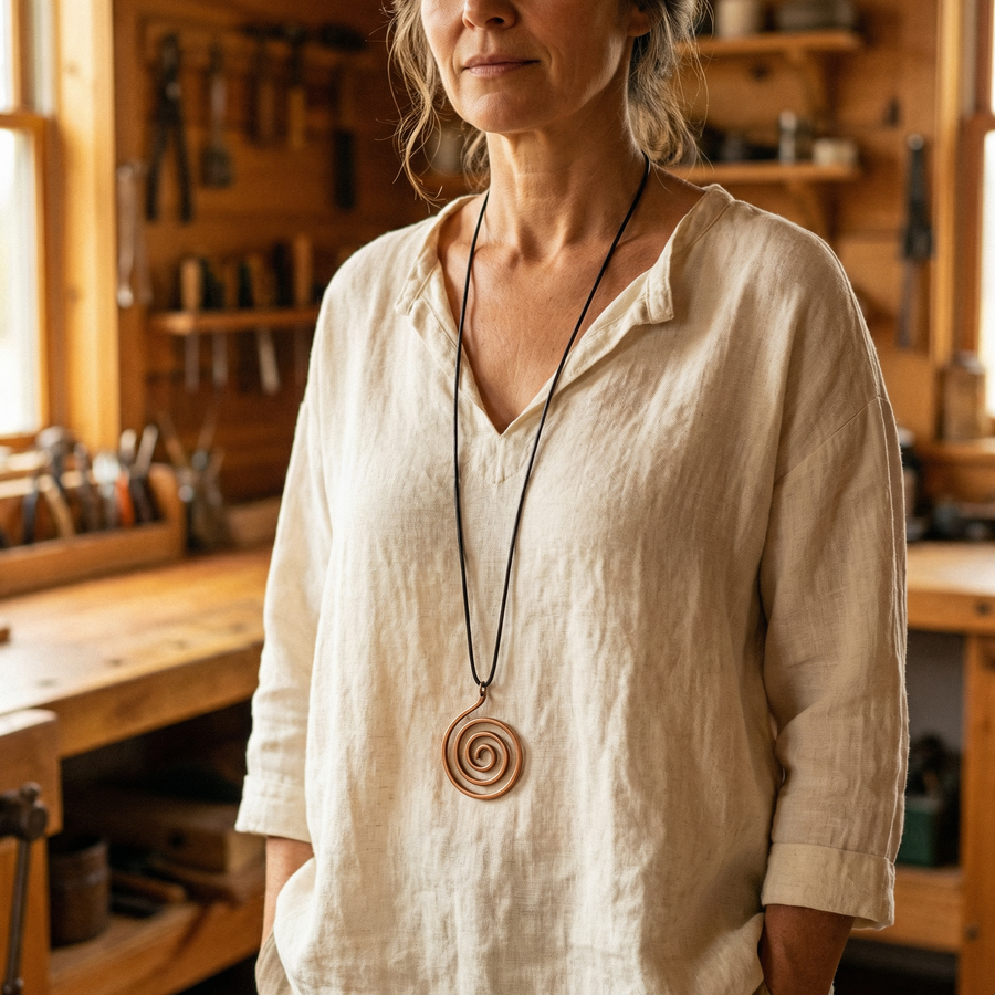 Collier en cuivre Plateau de Vera