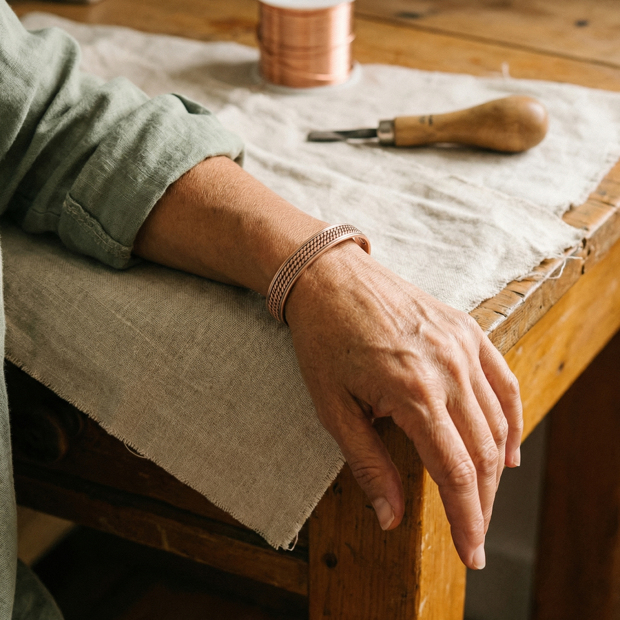 Bracelet en cuivre Vague de Vera