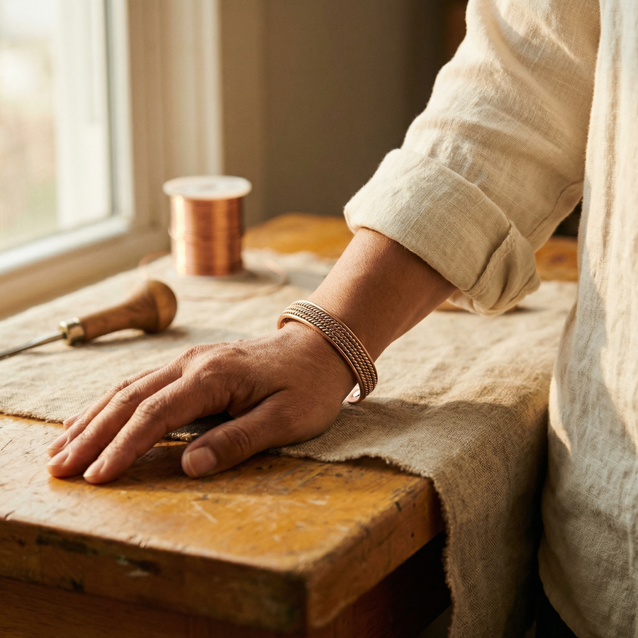 Bracelet en cuivre Forge de Vera