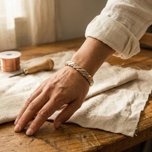 Bracelet en cuivre Pierre de Vera