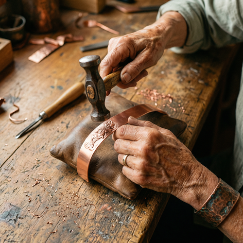 Bracelet en cuivre Terreau de Vera