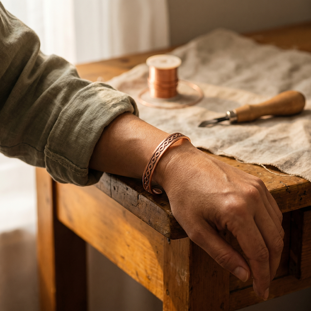 Bracelet en cuivre Courant de Vera