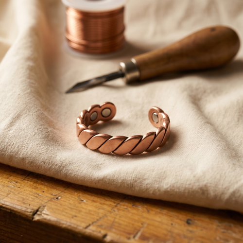 Bague en cuivre Silex de Vera