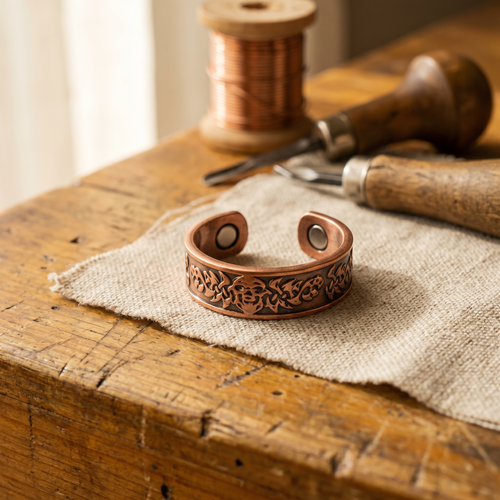 Bague en cuivre Argile de Vera