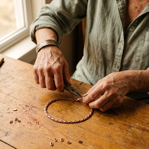 Collier en cuivre Cèdre de Vera