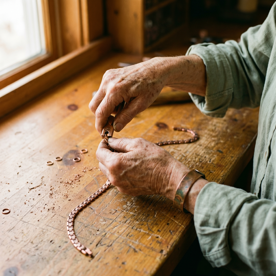 Collier en cuivre Voile de Vera