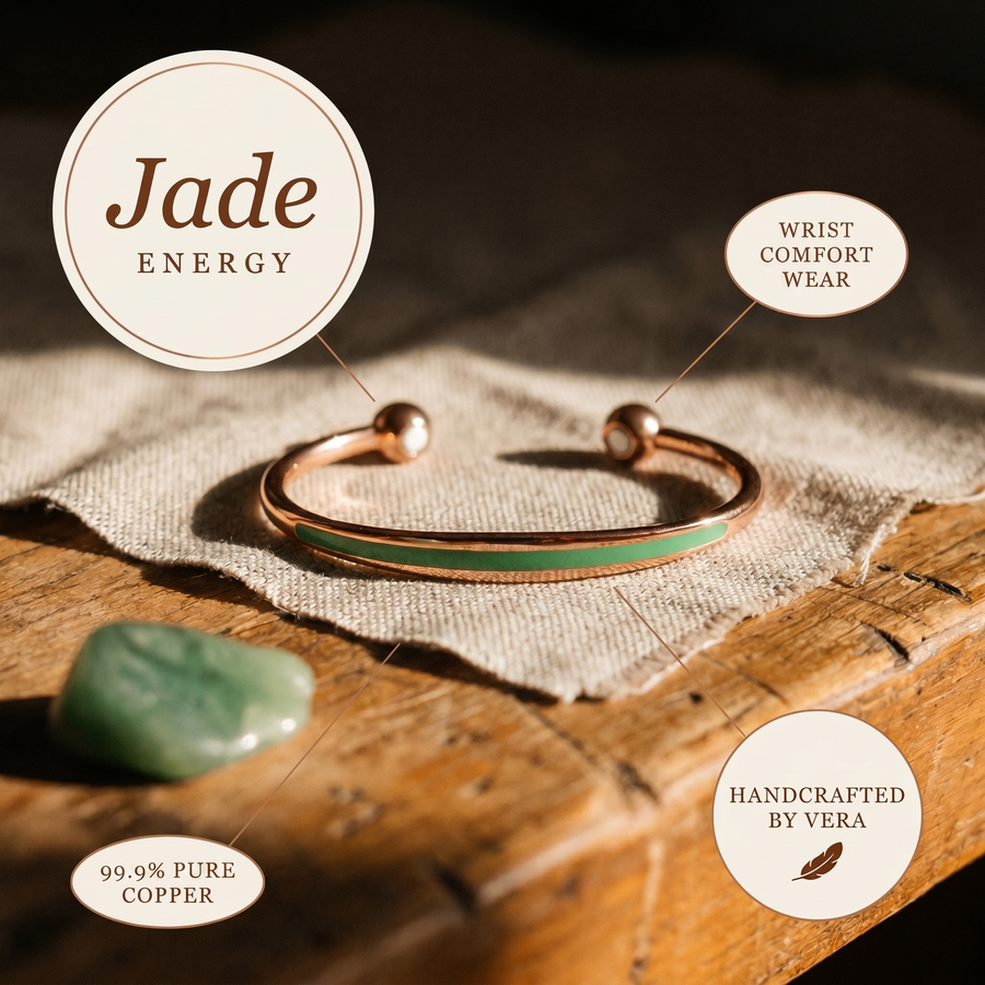 Bracelet en cuivre Jade de Vera