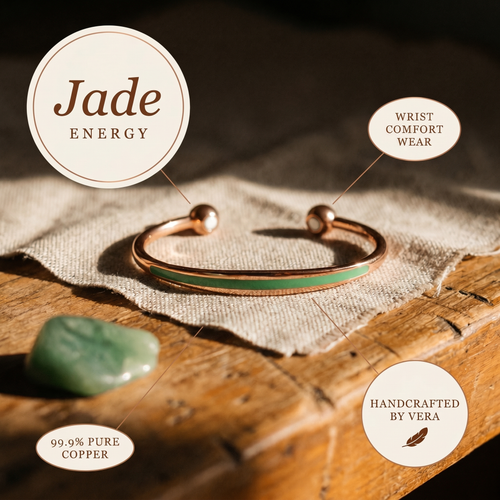 Bracelet en cuivre Jade de Vera
