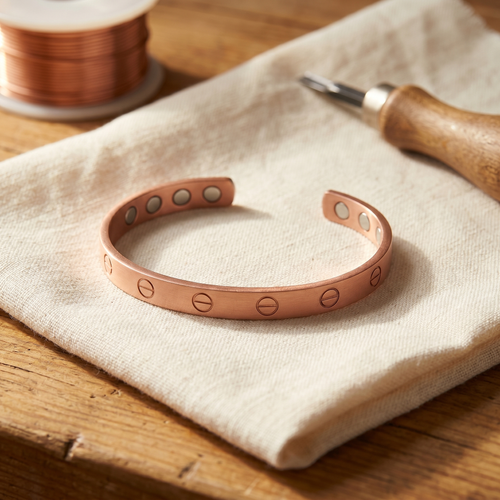 Bracelet en cuivre Éclair de Vera