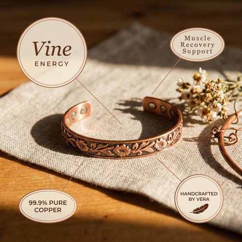 Bracelet en cuivre Vigne de Vera