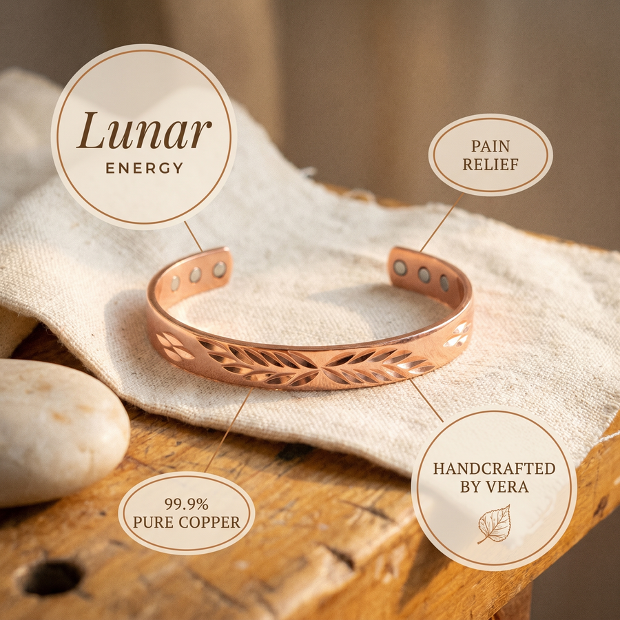 Bracelet en cuivre Lunaire de Vera
