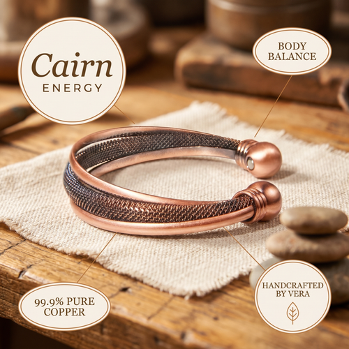 Bracelet en cuivre Cairn de Vera