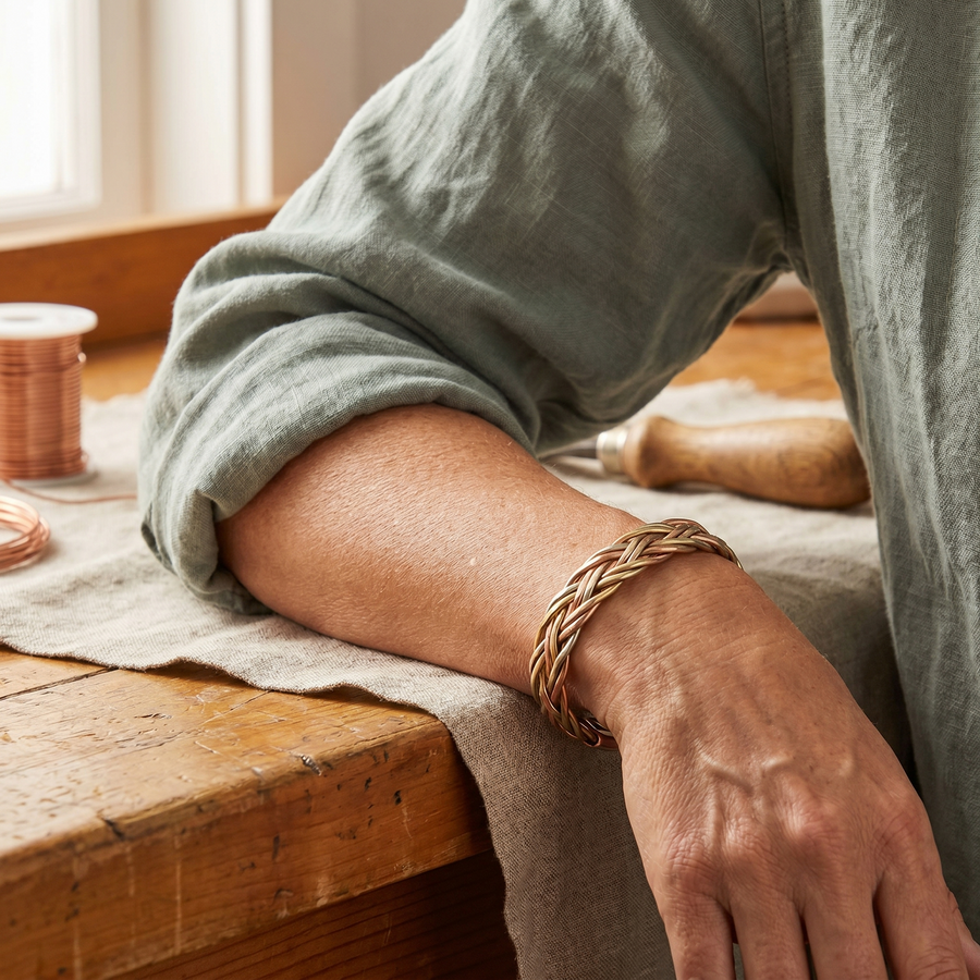 Bracelet en cuivre Bourbier de Vera
