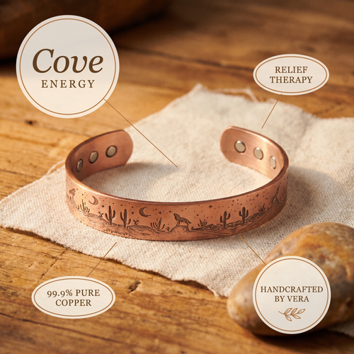 Bracelet en cuivre Crique de Vera