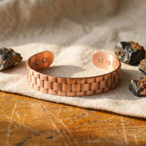 Bracelet en cuivre pour homme Minerai de Vera