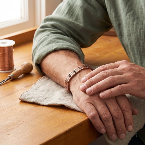 Bracelet en cuivre pour homme Pic de Vera