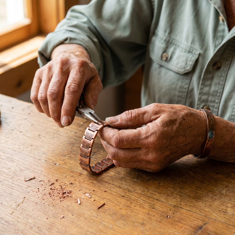 Bracelet en cuivre pour homme Combe de Vera