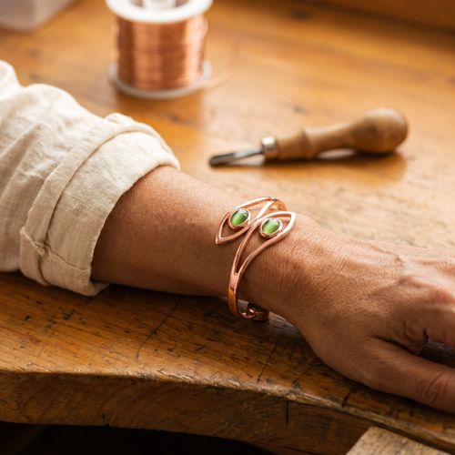 Bracelet en cuivre Opale de Vera