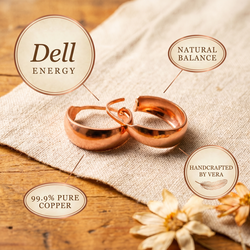 Boucles d'oreilles en cuivre Vallon de Vera